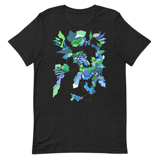 ABSTRACT BLUE TEE