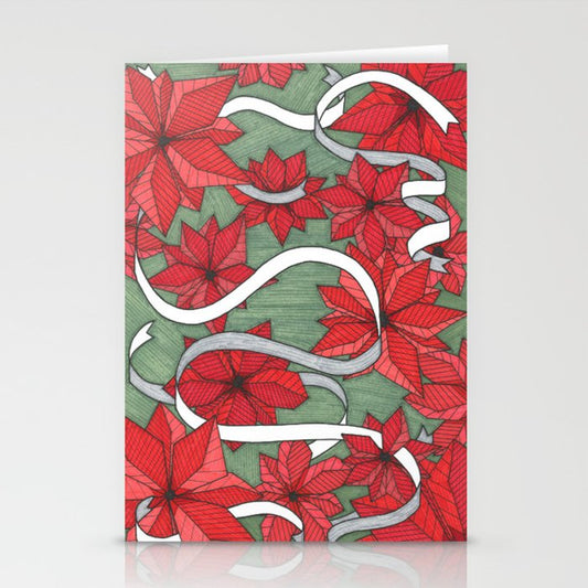 Poinsettia Holiday Card