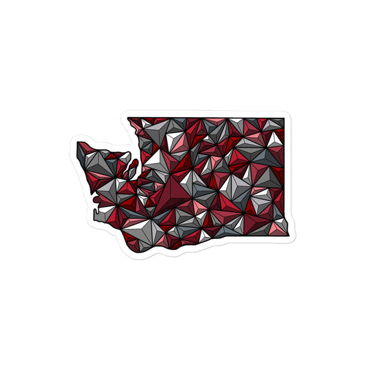 Washington State - Geometric WSU - Sticker