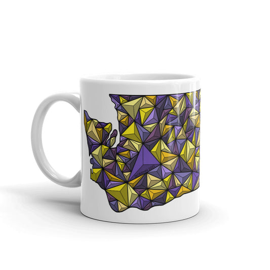 Washington State - Geometric UW - Glossy Mug