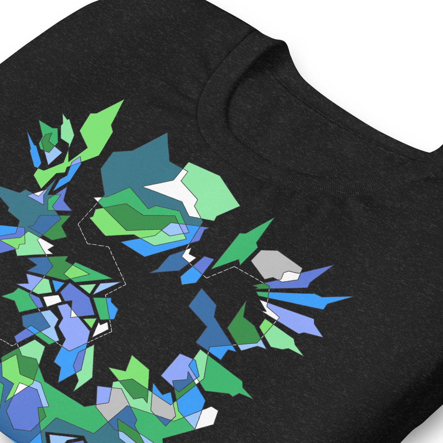 ABSTRACT BLUE TEE