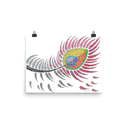 Peacock Feather poster